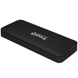 TooQ Caja Externa SSD M.2 NVMe PCIe 2230/42/60/80 para Disco USB 3.1 Gen 2 Tipo-C TQE-2280B - Compatible Windows/Mac/Linux, 1 TB, Aluminio Negro